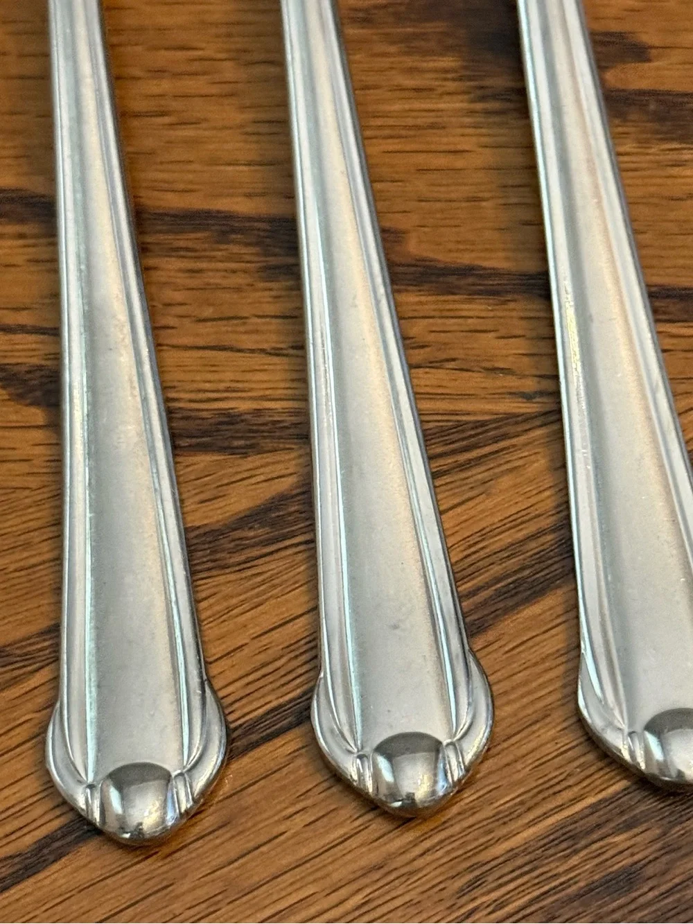 4 Mikasa CLASSICO SATIN Salad Forks Stainless Steel Flatware 7 1/4”